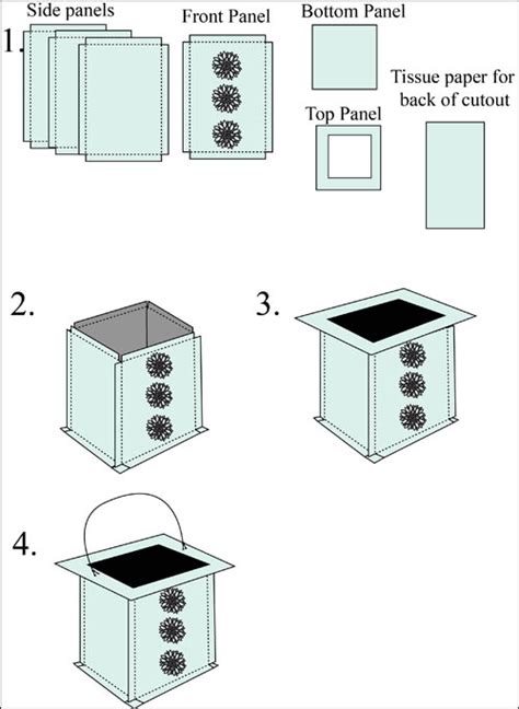 The following is not expert advice. Square Paper Lantern/Luminary Party Craft - Easy Paper Crafts