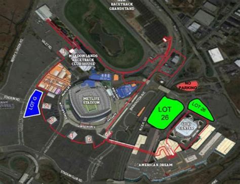 Metlife Stadium Parking Lot Map Maps Location Catalog Online