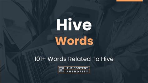 Hive Words 101 Words Related To Hive