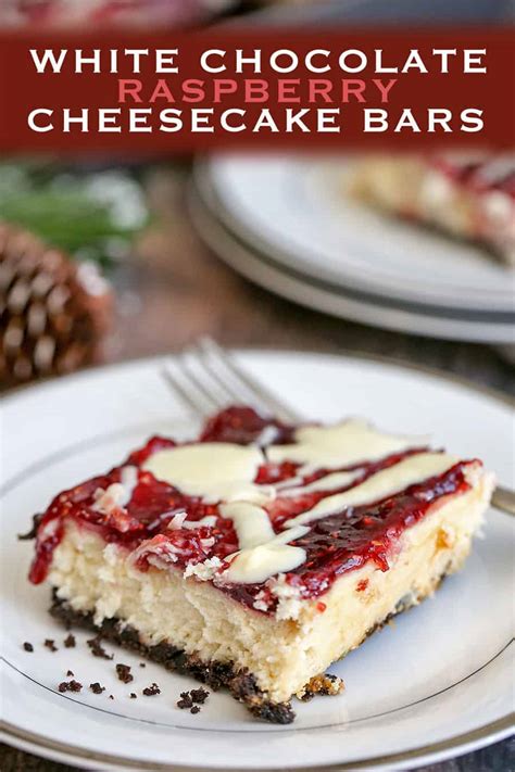 Honestly, cheesecake recipes can be pretty hit and miss in terms of their results, but this white chocolate raspberry version turns out plus, raspberry and white chocolate is such a classic flavor combination. White Chocolate Raspberry Cheesecake Bars
