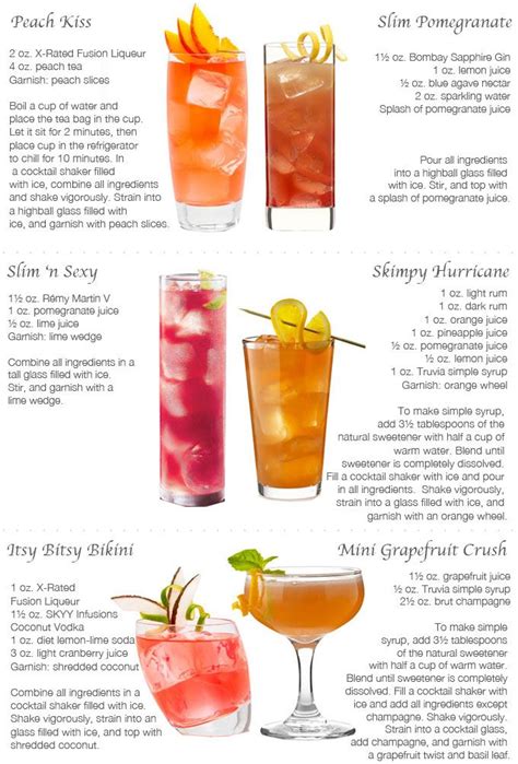 sweet {low cal} sips damsel in dior alcohol drink recipes drinks alcohol recipes cocktail