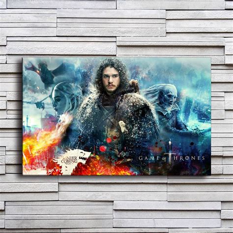Canvas Prints Pictures For Living Room Wall Art 1 Piece Game Of Thrones
