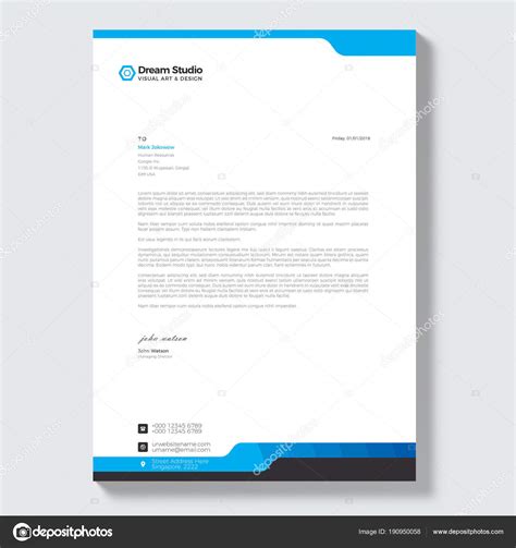 3,000+ vectors, stock photos & psd files. Professional Letterhead Template Vector — Stock Vector © DreamStudio-eg #190950058