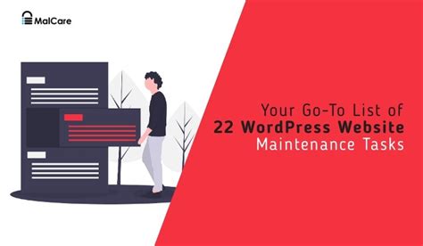 20 Wordpress Maintenance Tasks To Perform On Your Website