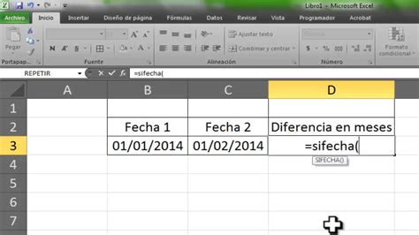 Formula Para Calcular La Cantidad De Dias Entre Dos Fechas En Excel