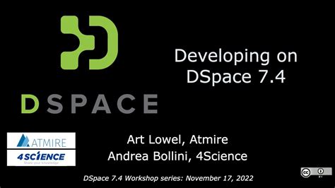 Dspace 74 Developing On Dspace 74 Youtube