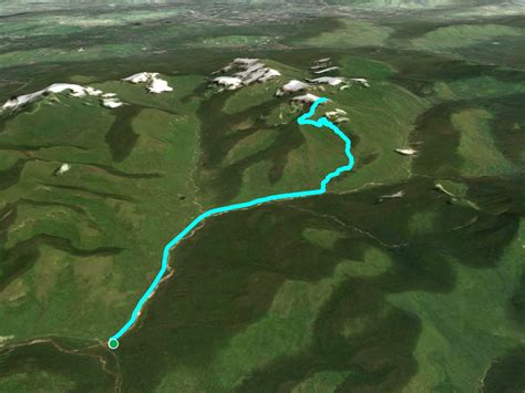 Mount Bond And Bond Cliff Hiking Route In New Hampshire Fatmap