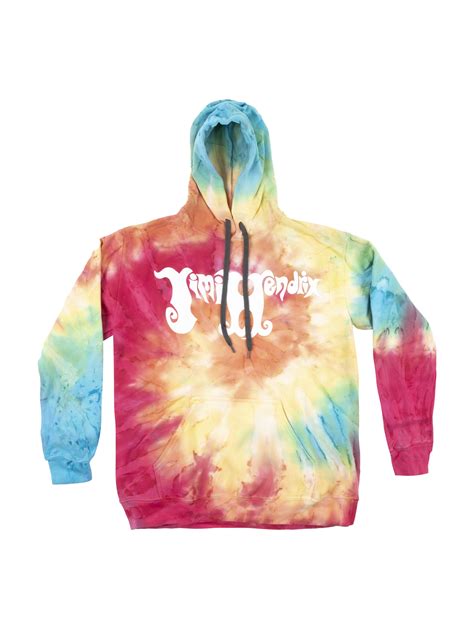 Authentic Tie Dye Swirl Hoodie Authentic Hendrix The Official Jimi