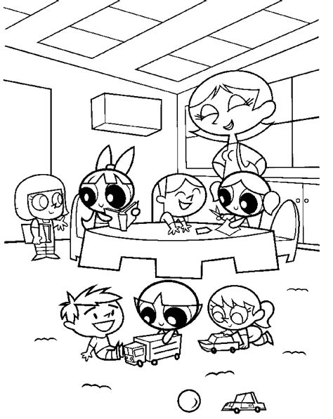 Powerpuff Girls Coloring Pages Coloring Home