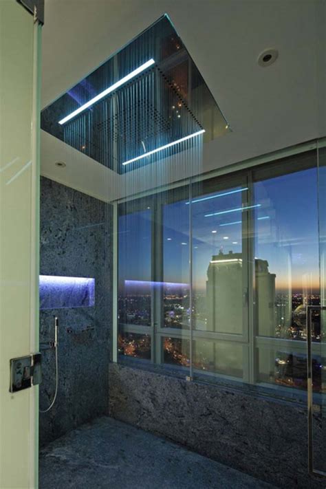 20 Bathroom Designs With Waterfall Shower