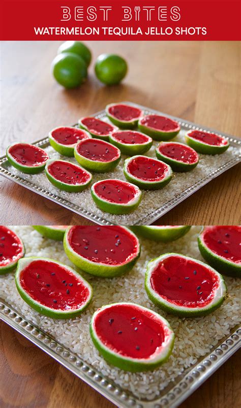 Bring water to a low boil in a pot. Best Bites: Watermelon tequila jello shots - AOL Food