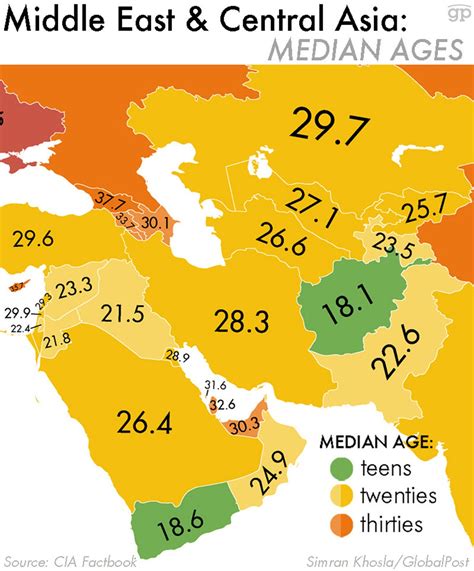 These Maps Show Where The Worlds Youngest And Oldest People Live