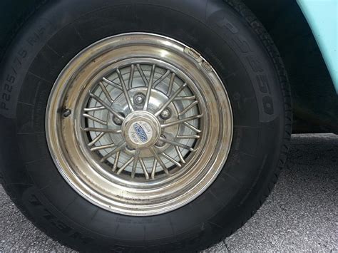 Used Cragar Star Wire True 30 Spoke Wheels And Tires 5x4 34 15x7