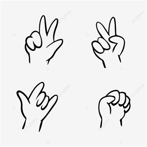 Hand Drawn Vector Design Hand Drawn Set Png And Vector With