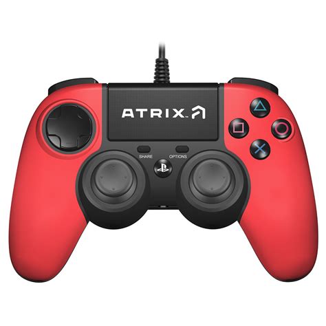 Atrix Wired Compact Ps4 Controller Red Playstation 4 Eb Games Australia