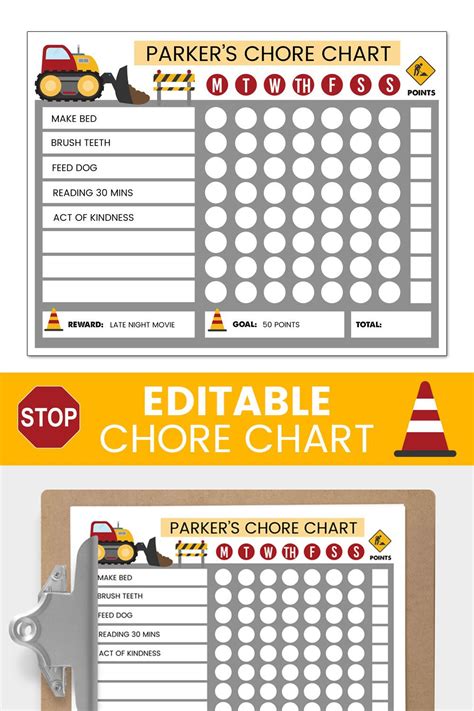 You Will Love This Printable Chore Charts For Kids And This Chart Is