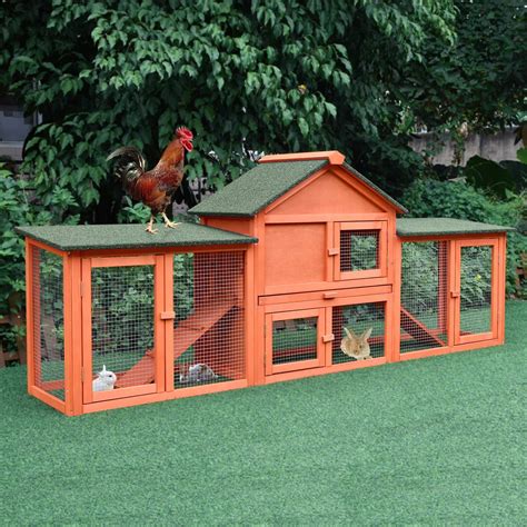 83 Rabbit Hutch Extra Large Wooden Bunny House Chicken Coop With