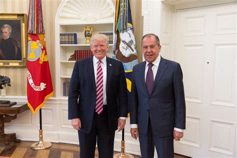 White House Releases Photos Of Trump Meeting Russian Foreign Minister