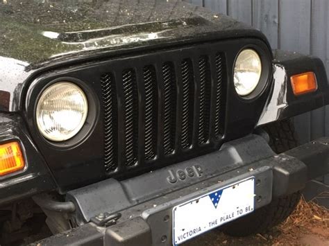 Rampage Products 3d Grille For 97 06 Jeep Wrangler Tj And Unlimited