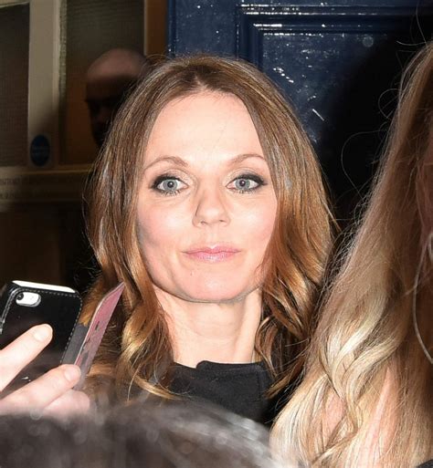 Geri Halliwell Leaves A Theatre In Covent Garden In London 03202016
