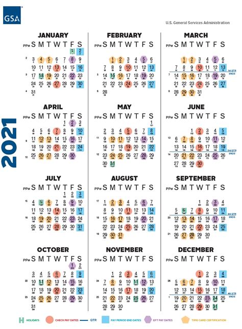 Untied states 2021 calendar online and printable for year 2021 with holidays, observances and full below is our united states 2021 yearly calendar with federal holidays highlighted in red and. 2021 Federal Pay Period Calendar - Calendar Inspiration Design