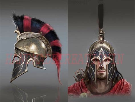 Assassins Creed Odyssey Corinthian Spartan Helmet