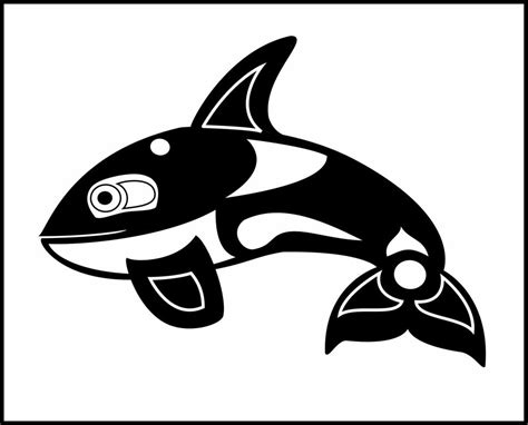 Orca Haida Point Art Native Art Native American Art Whale Art
