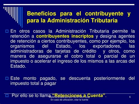 PPT Retención de Impuesto Capítulo 1 RETENCIONES CONCEPTO CLASES