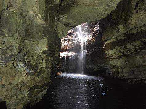 Earth Waterfall Inside Smoo Cave Durness Scotland Nosillysuffix