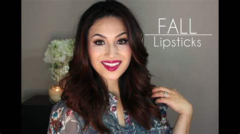 Favorite Fall Lipsticks Youtube
