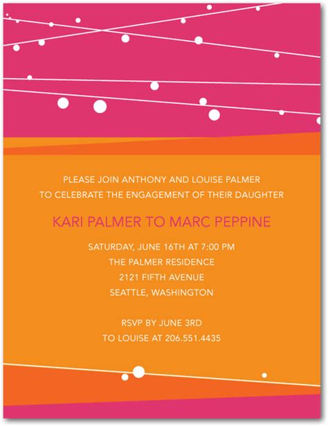 Engagement invite | White engagement party, Engagement party, Engagement party invitations