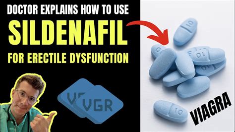 How To Use SILDENAFIL Viagra For ERECTILE DYSFUNCTION Including Doses Side Effects More