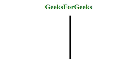In the past, professional anime studios drew genga with a. How to make a vertical line using HTML ? - GeeksforGeeks