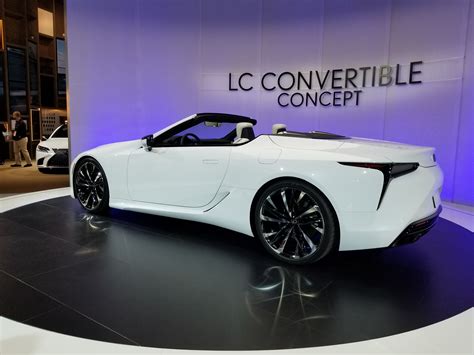 Lexus Lc Debuts At The 2019 Detroit Auto Show In A Topless Avatar