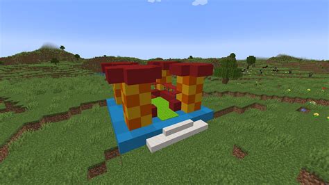 Minecraft 119 How To Make A Working Bouncy House
