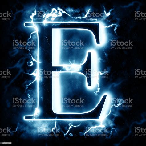 New users enjoy 60% off. Lightning Letter E Stock Photo - Download Image Now - iStock
