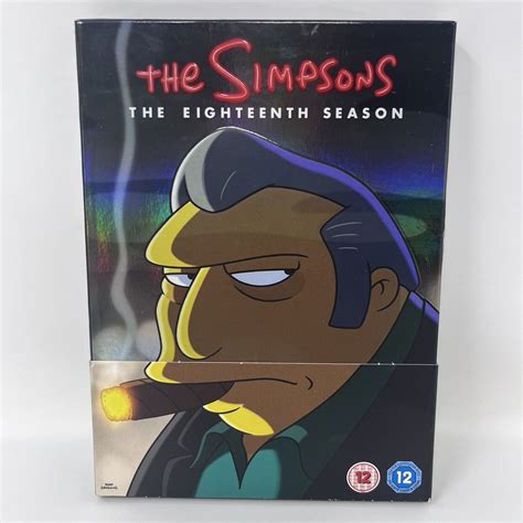 the simpsons season 18 dvd box set complete eighteenth 18th series collection ebay