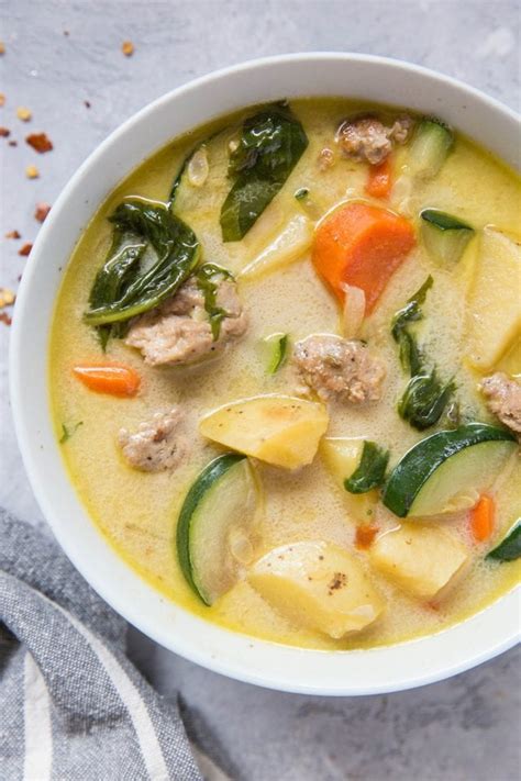 Hearty Ground Turkey Soup With Vegetables The Roasted Root