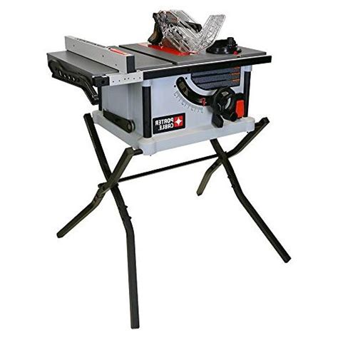 Porter Cable 15 Amp 10 In Carbide Tipped Table Saw With Stand