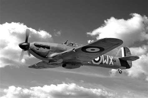 Raf Battle Of Britain Hawker Hurricane Fighter Plane Vintage Aviation