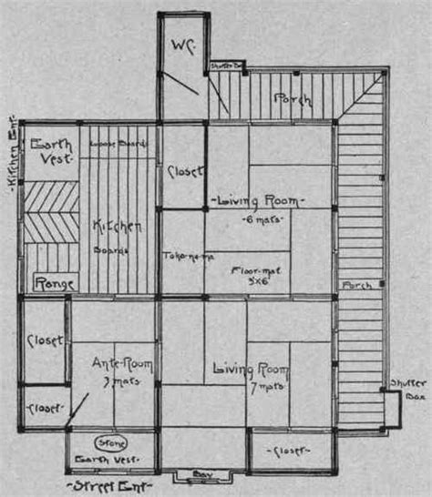 Traditional japanese home floor plan cool japanese house plans ideas home design japanese… | The Evolution Of The House. Part 4