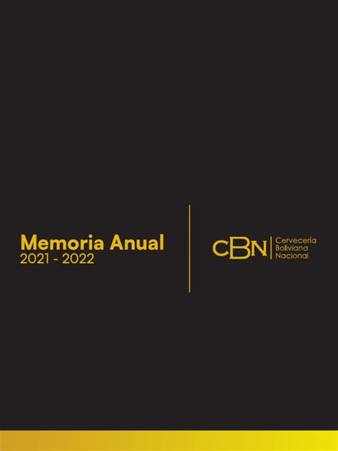 Memoria Anual Cbn 2021 2022 Pdf Contabilidad Estado Financiero