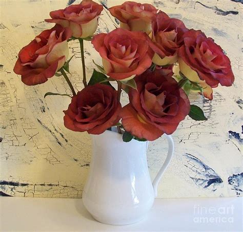 Light Red Rose Bouquet Photograph By Marsha Heiken Fine Art America