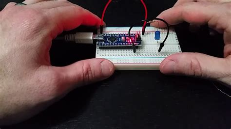 How To Blink An Led With An Arduino Nano Youtube