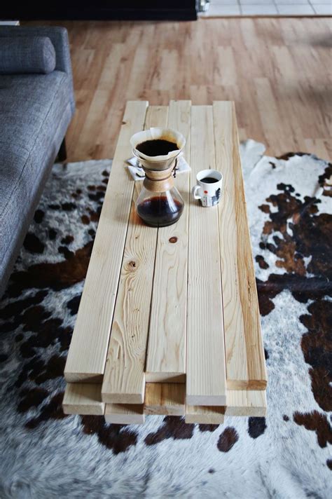Wooden legs are classic and available in a variety of designs and wood types. DIY Wooden Coffee Table With Metal Hairpin Legs