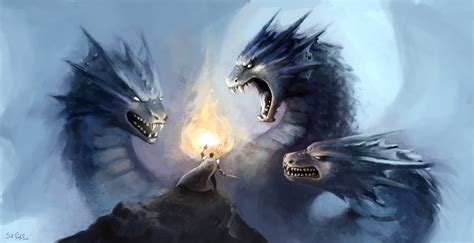 Three Headed Dragon By Thelostflu On Deviantart