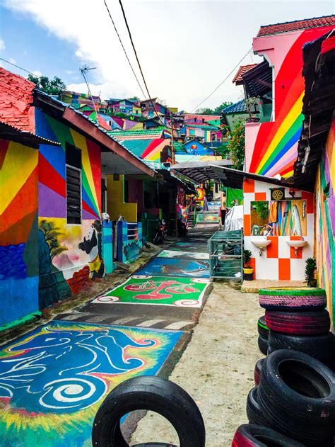 Java Colourful Kampung Pelangi Rainbow Village Photo Diary Tily