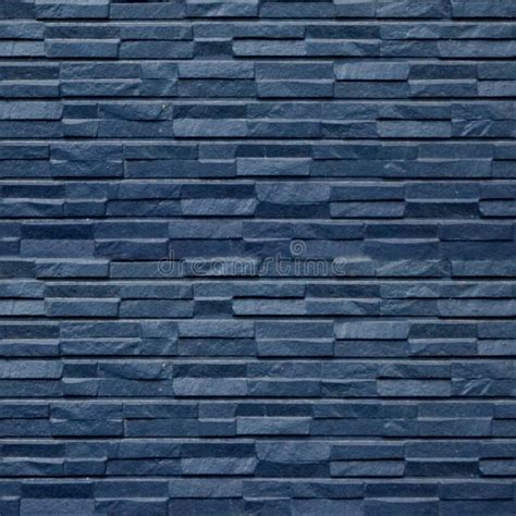 Seamles Pattern Of Stone Blue Wall Panels Stock Photo Image Of Cobble