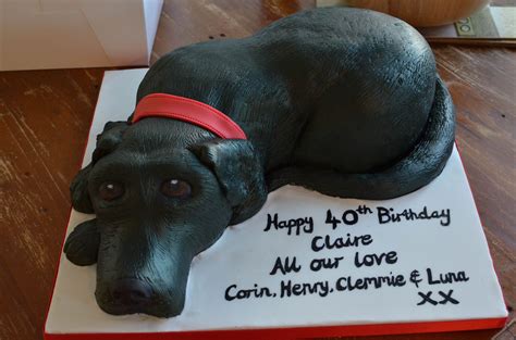 Black Labrador Cake By Little Millies 2 Puppy Birthday Cakes