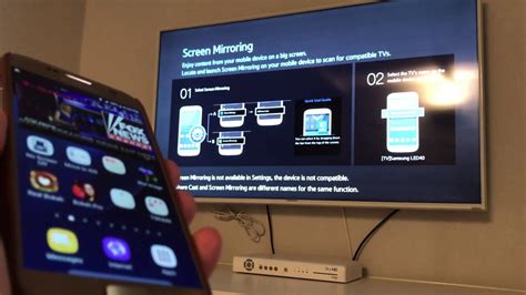 Galaxy S7 And Edge How To Screen Mirror To Samsung Smart Tv Android